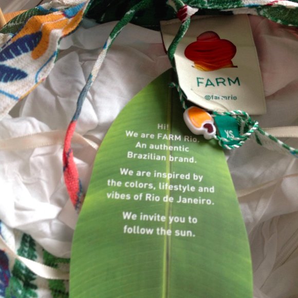 HP 🎉🌻FARM Rio Handkerchief Vintage Garden Dress - Picture 9 of 12